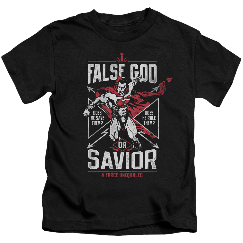 Batman v Superman False God Or Savior - Kid's T-Shirt