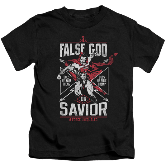 Batman v Superman False God Or Savior - Kid's T-Shirt