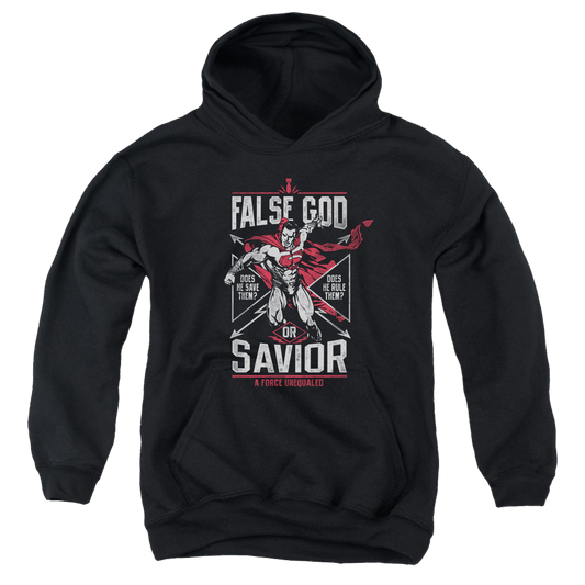 Batman v Superman False God Or Savior - Youth Hoodie Style001