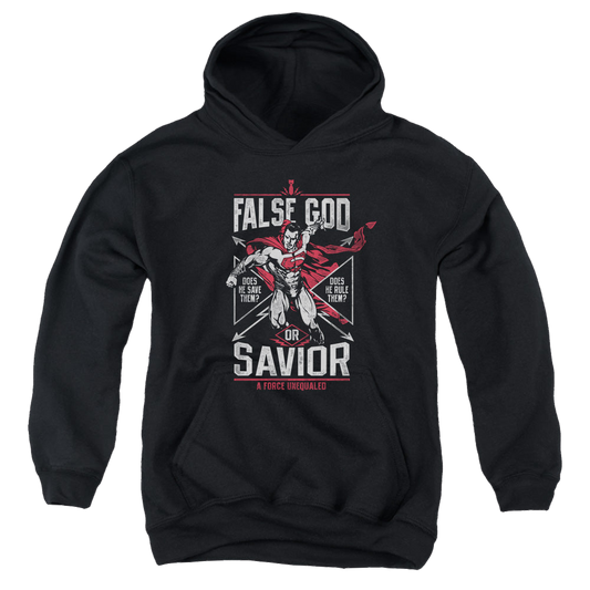 Batman v Superman False God Or Savior - Youth Hoodie
