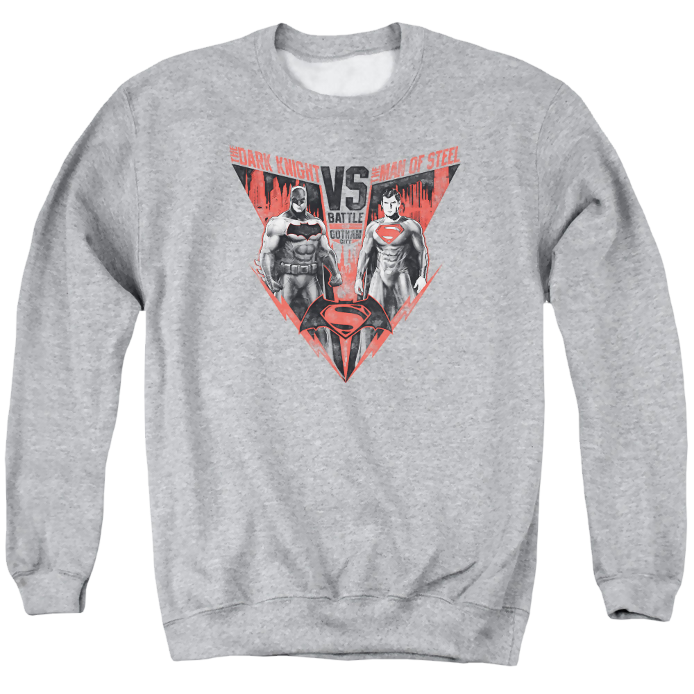 Batman v Superman Batlle For Gotham - Men's Crewneck Sweatshirt Style001