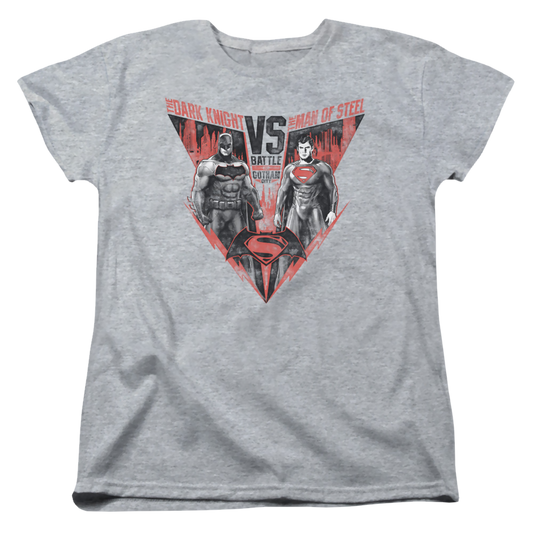 Batman v Superman Batlle For Gotham - Women's T-Shirt