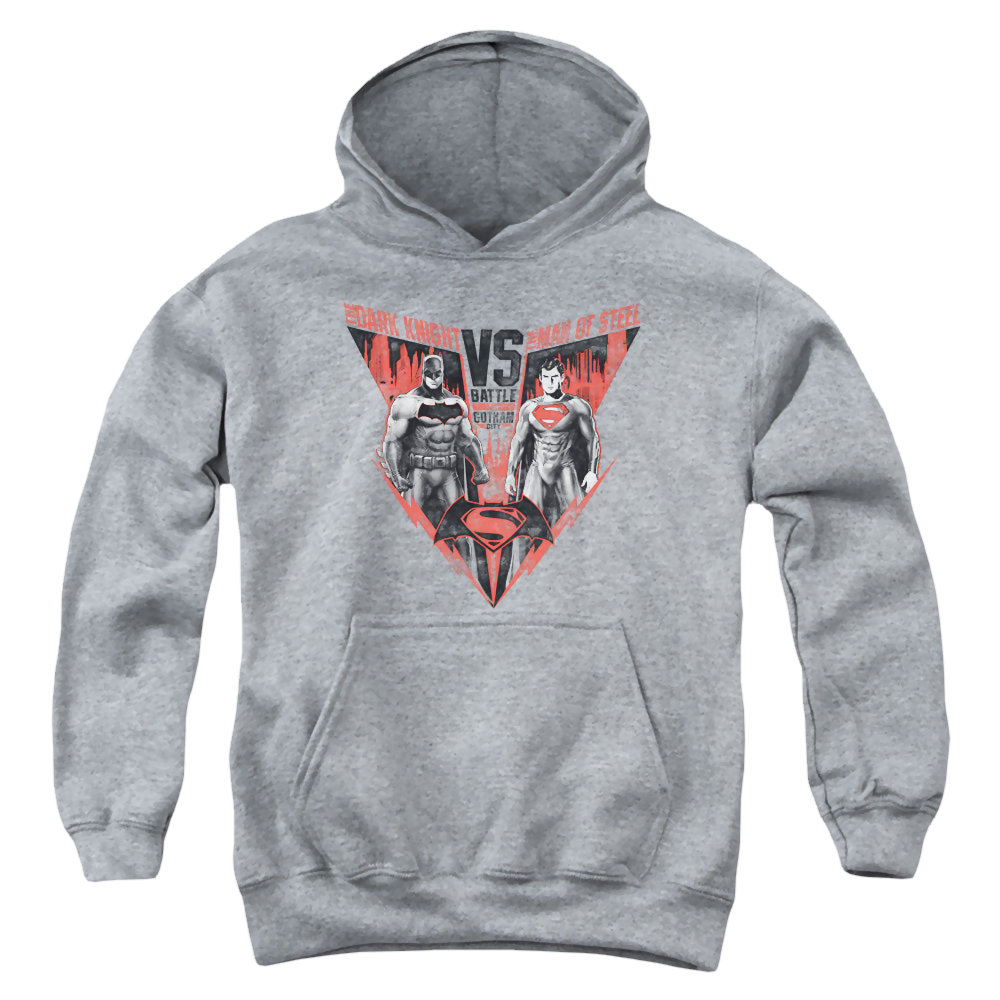 Batman v Superman Batlle For Gotham - Youth Hoodie Style001