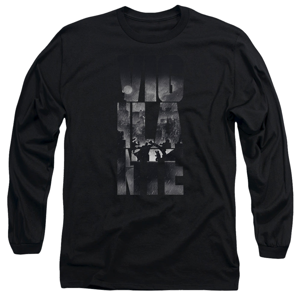Batman v Superman Rainy Viglante - Men's Long Sleeve T-Shirt Style001