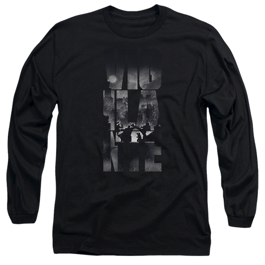 Batman v Superman Rainy Viglante - Men's Long Sleeve T-Shirt Style001