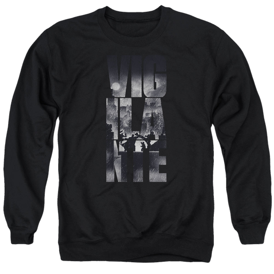 Batman v Superman Rainy Viglante - Men's Crewneck Sweatshirt Style001