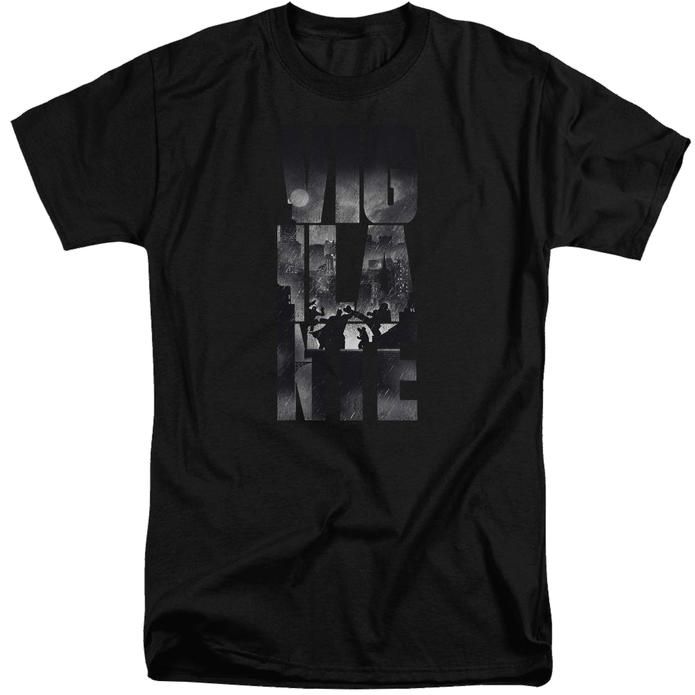 Batman v Superman Rainy Viglante - Men's Tall Fit T-Shirt