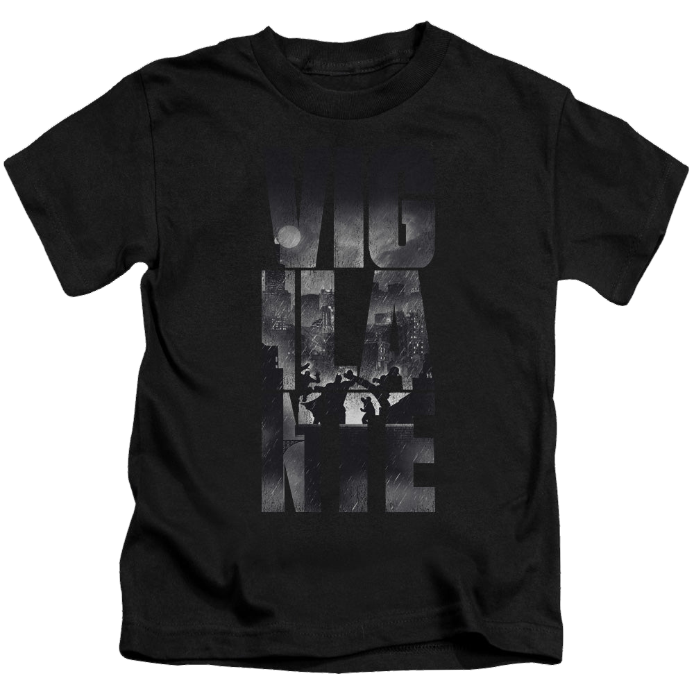 Batman v Superman Rainy Viglante - Kid's T-Shirt