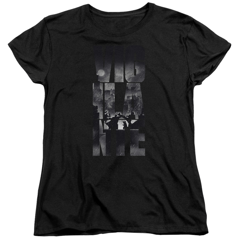 Batman v Superman Rainy Viglante - Women's T-Shirt Style001