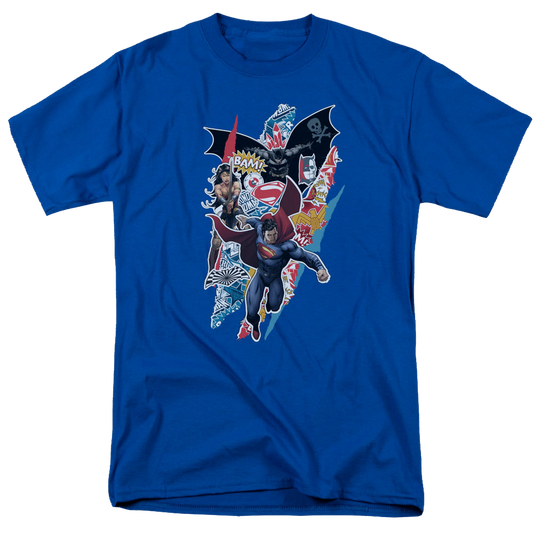 Batman v Superman Batman V Superman Ripped Trio - Men's Regular Fit T-Shirt Style001