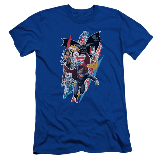 Batman v Superman Batman V Superman Ripped Trio - Men's Slim Fit T-Shirt Style001