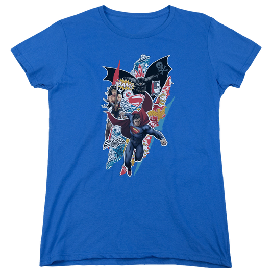 Batman v Superman Batman V Superman Ripped Trio - Women's T-Shirt Style001