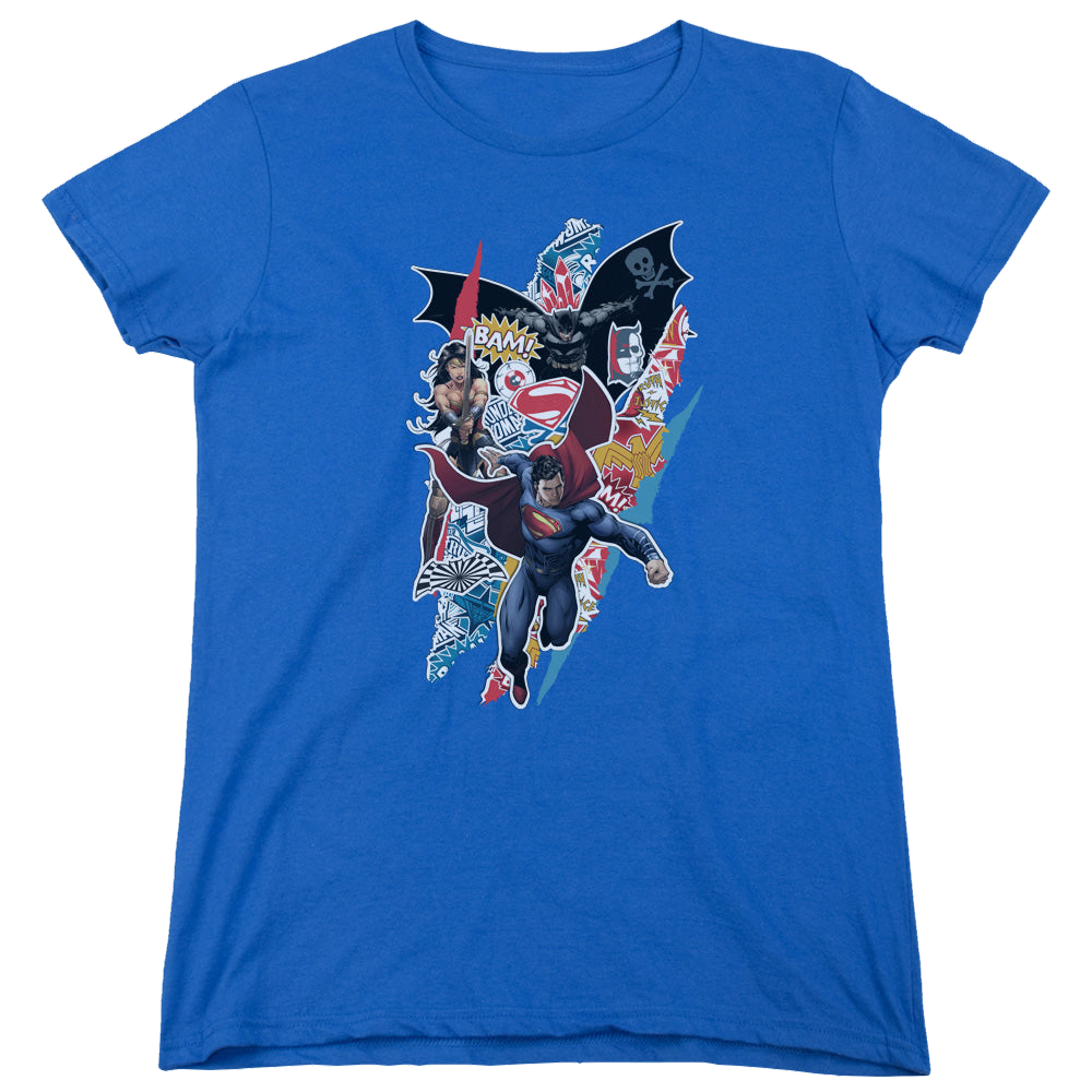Batman v Superman Batman V Superman Ripped Trio - Women's T-Shirt