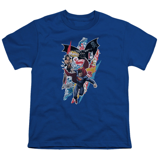 Batman v Superman Batman V Superman Ripped Trio - Youth T-Shirt Style001