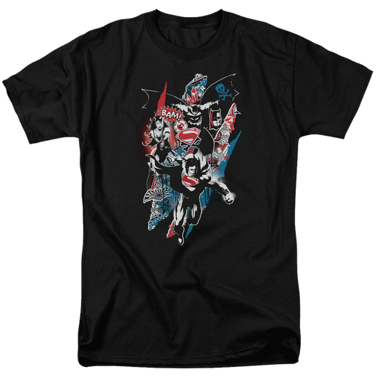 Batman v Superman Ripped Trio 2 - Men's Regular Fit T-Shirt Style001