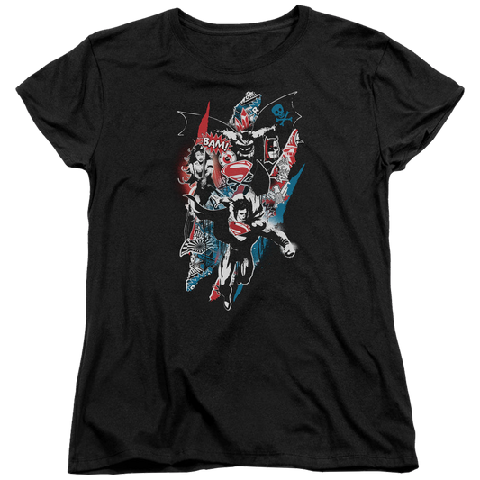 Batman v Superman Ripped Trio 2 - Women's T-Shirt
