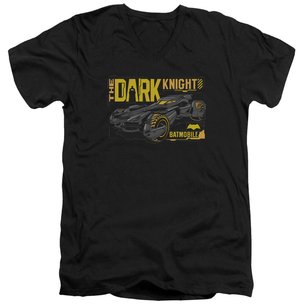 Batman v Superman Mobil Dark Knight - Men's V-Neck T-Shirt Style001