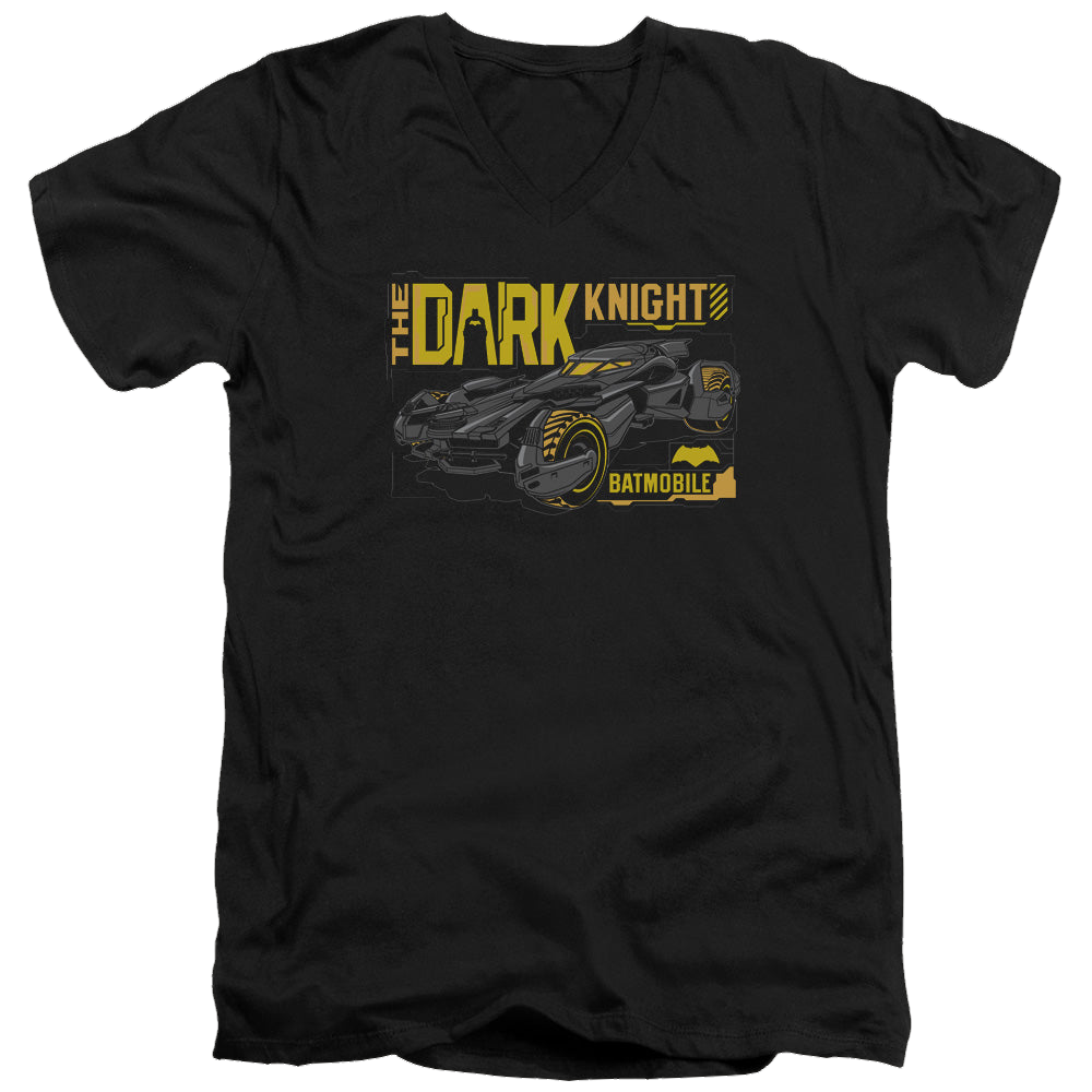 Batman v Superman Mobil Dark Knight - Men's V-Neck T-Shirt
