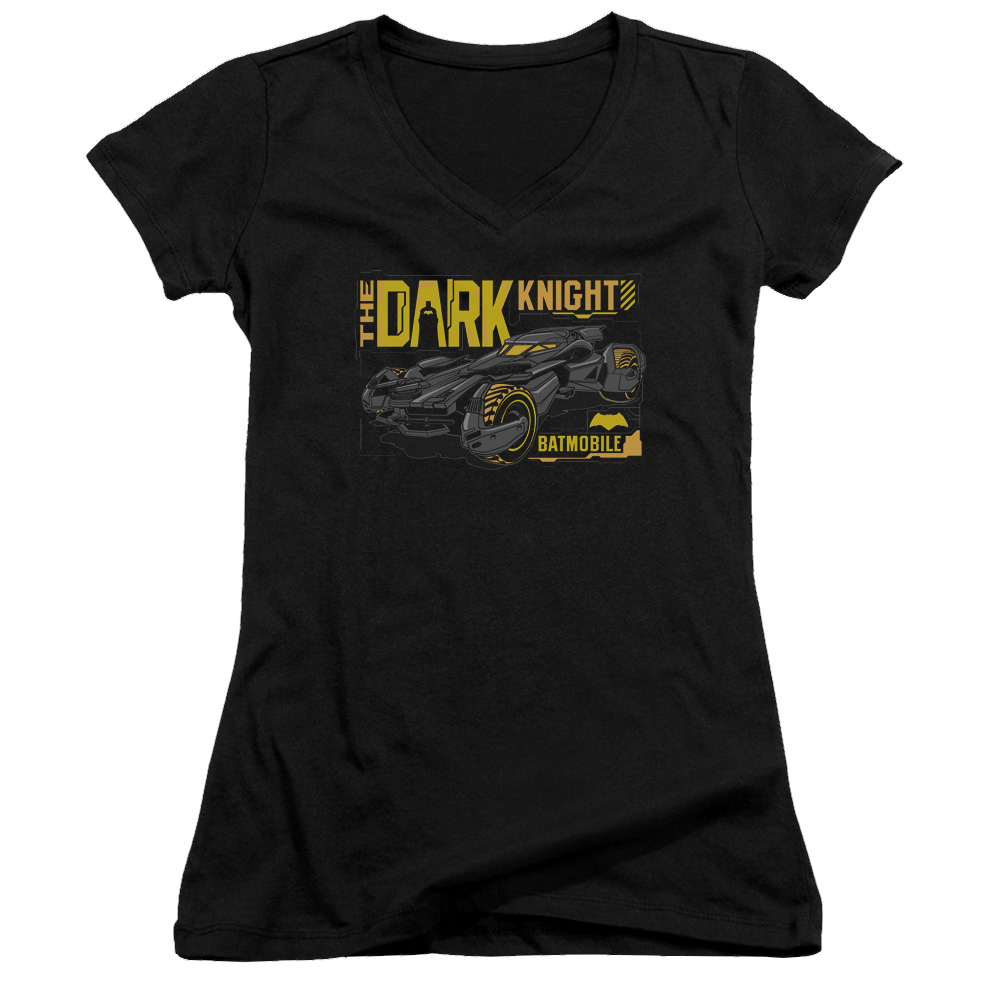 Batman v Superman Mobil Dark Knight - Juniors V-Neck T-Shirt Style001