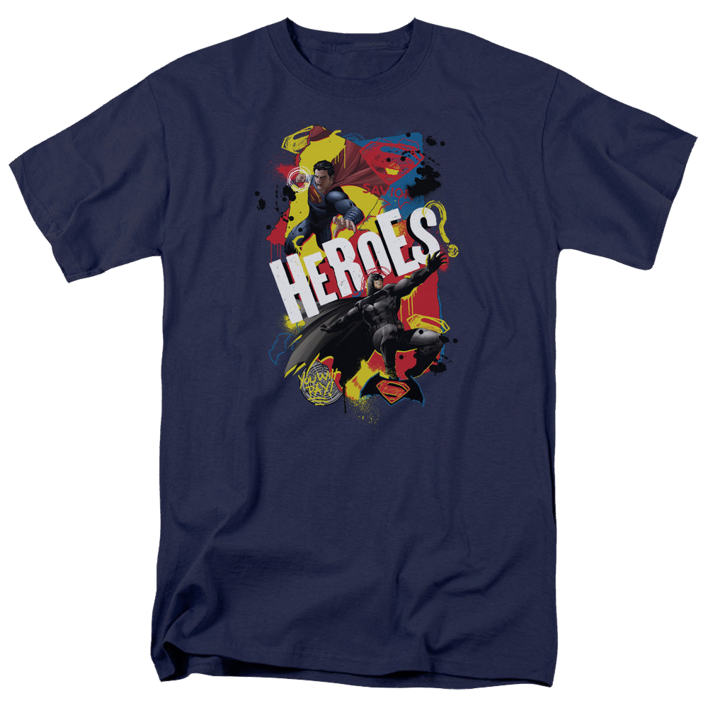 Batman v Superman Double Hero - Men's Regular Fit T-Shirt Style001