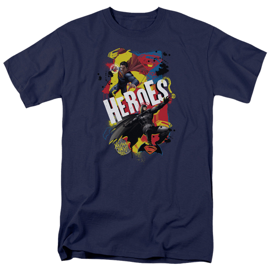 Batman v Superman Double Hero - Men's Regular Fit T-Shirt Style001