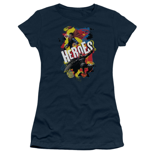 Batman v Superman Double Hero - Juniors T-Shirt