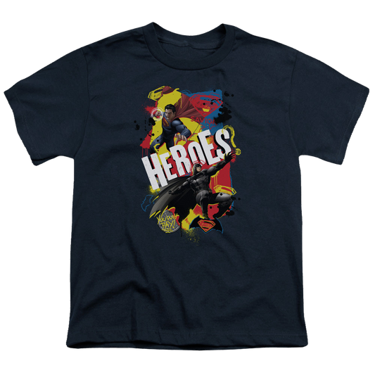Batman v Superman Double Hero - Youth T-Shirt Style001