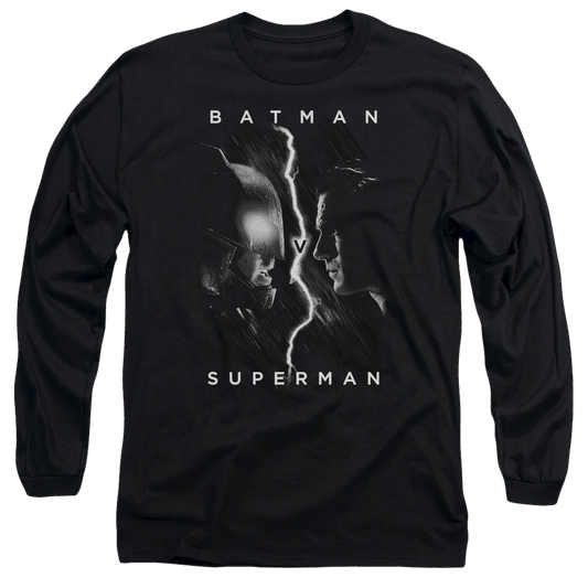 Batman v Superman Face To Face - Men's Long Sleeve T-Shirt