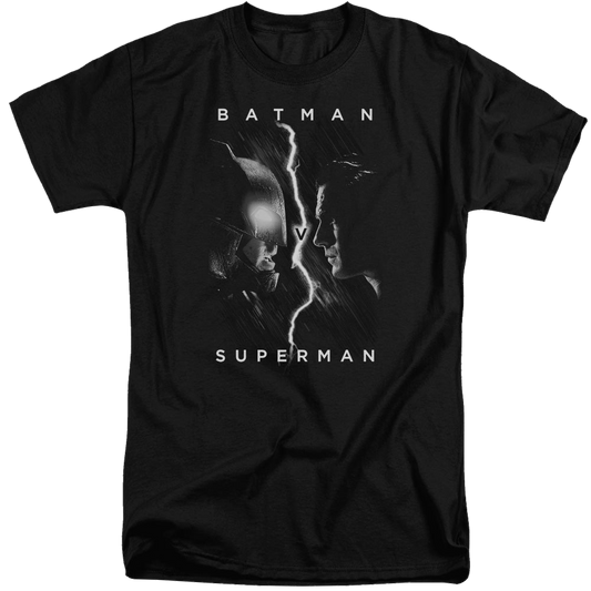 Batman v Superman Face To Face - Men's Tall Fit T-Shirt