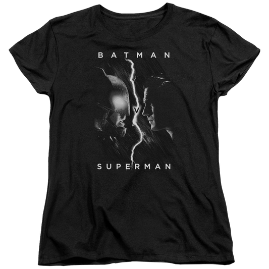 Batman v Superman Face To Face - Women's T-Shirt