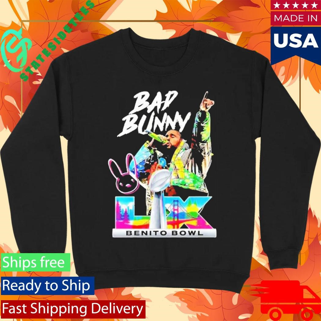 Bad Bunny LX Benito Bowl Puerto Rico Football 2026 T-Shirt