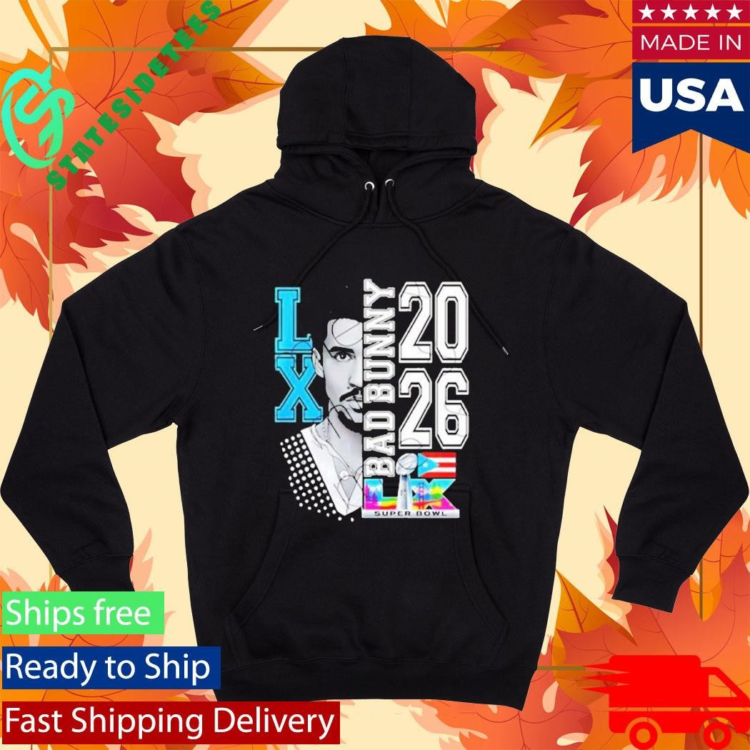 Bad Bunny Puerto Rican Flag Super Bowl LX 2026 T-Shirt