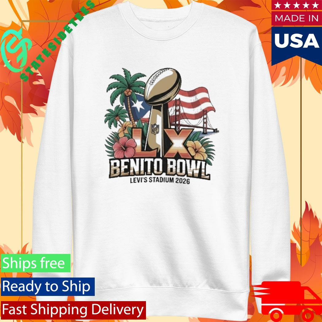 Bad Bunny Super Bowl Lx Benito Bowl Logo Shirt