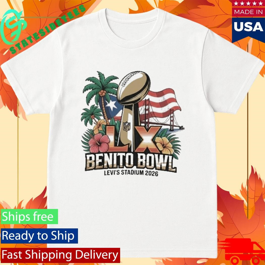 Bad Bunny Super Bowl Lx Benito Bowl Logo Shirt