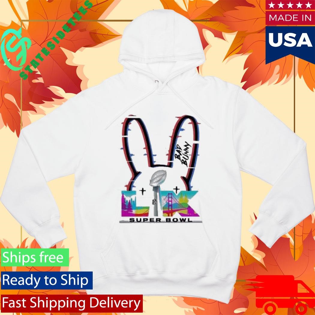 Bad Bunny X Super Bowl LX Official Logo Rainbow 2026 T-Shirt