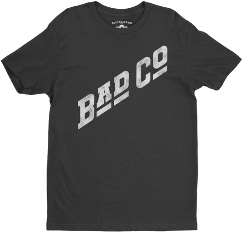 Bad Company Logo Black Lightweight Vintage Style Mens T Shirt (Large) Mens T Shirt Mens T Shirt