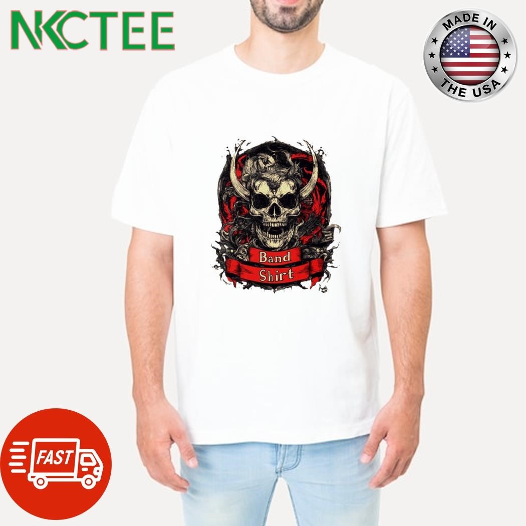 Band Music Enthusiast Graphic skull shirt