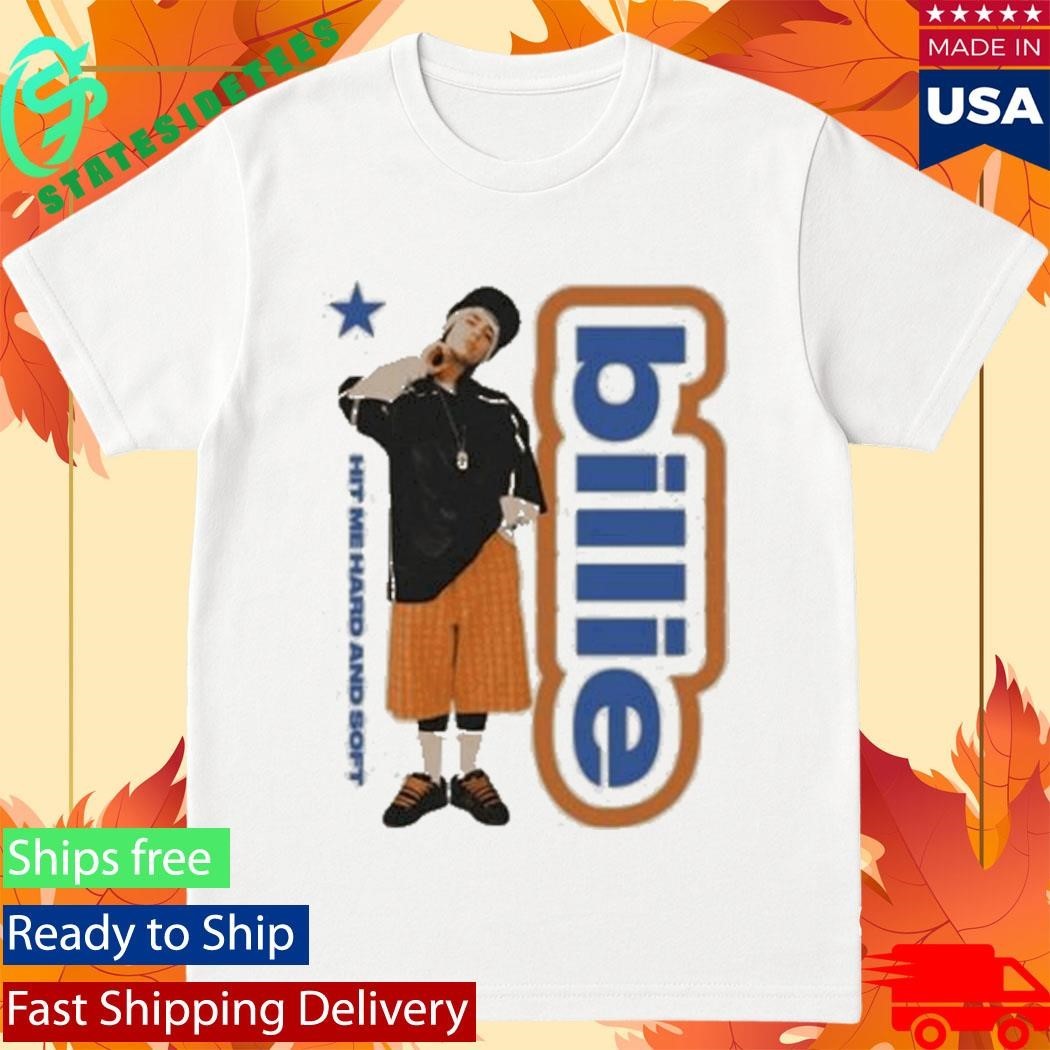 Billie Eilish Lean Hit Me Hard And Soft The Tour 2025 White Shirt