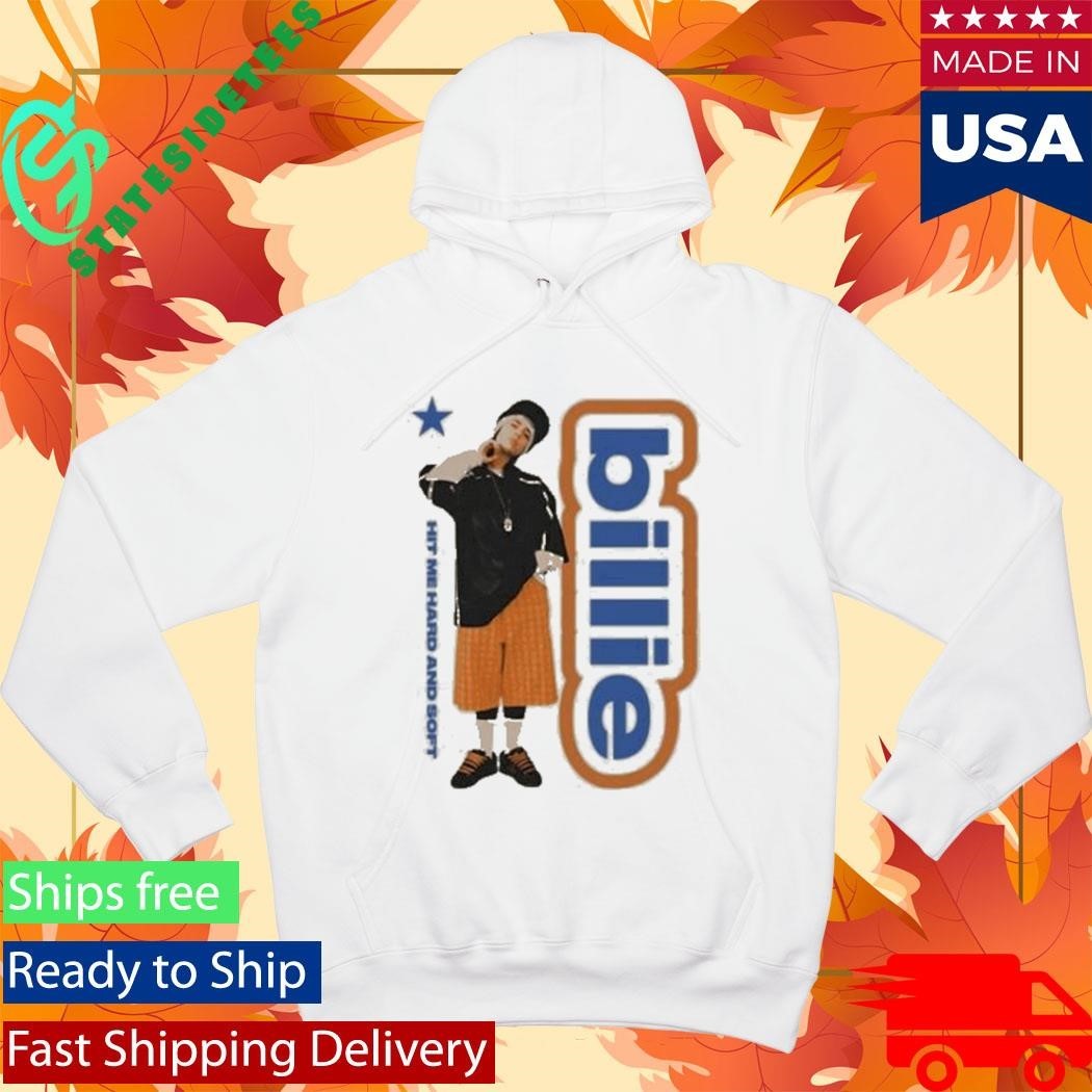 Billie Eilish Lean Hit Me Hard And Soft The Tour 2025 White Shirt