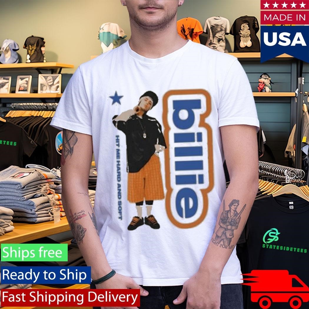 Billie Eilish Lean Hit Me Hard And Soft The Tour 2025 White Shirt