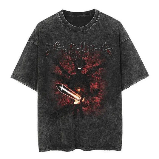 Black Clover Vintage T-Shirt Sweatshirt, Hoodie, Comfort Colors