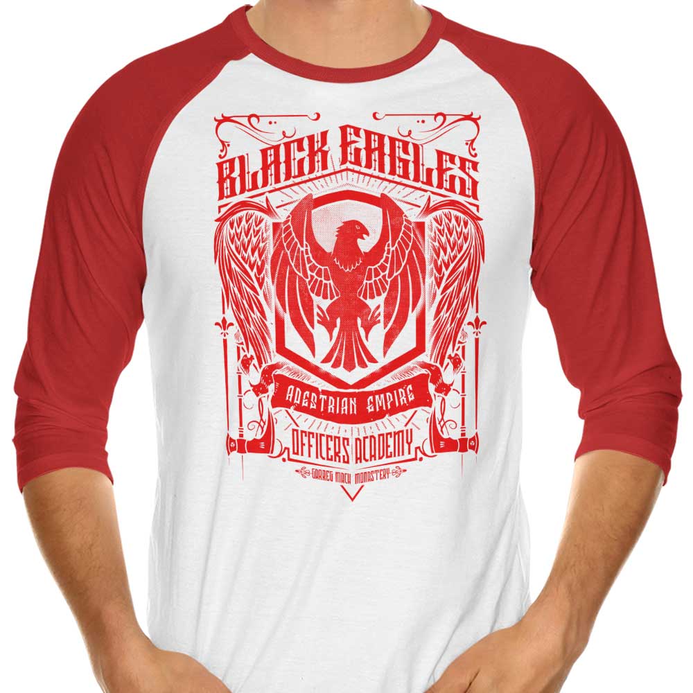 Black Eagles Officer - 3/4 Sleeve Raglan T-Shirt