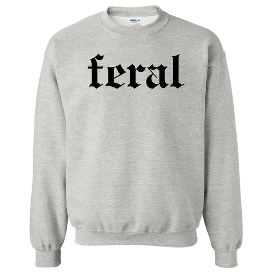 Black FERAL Sweatshirt 'NLB'