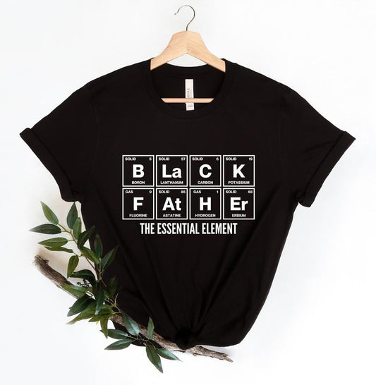 Black Father's Shirtblack Fathers Essential Shirt Black Fathers Matterfather's Day Gift King Dad Shirtblack Man Shirtcool Father Shirt TK43GN