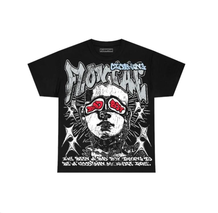 Black Metallic Reimagined 5s T-Shirt Be Good Graphic Tee