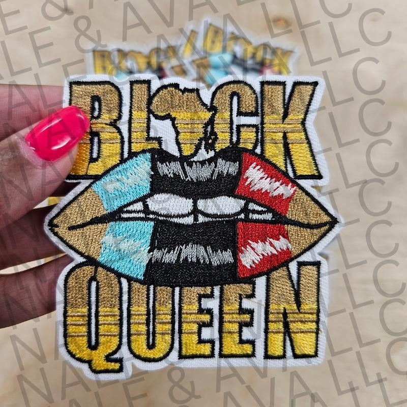 Black Queen Hat Patch (1 Patch)