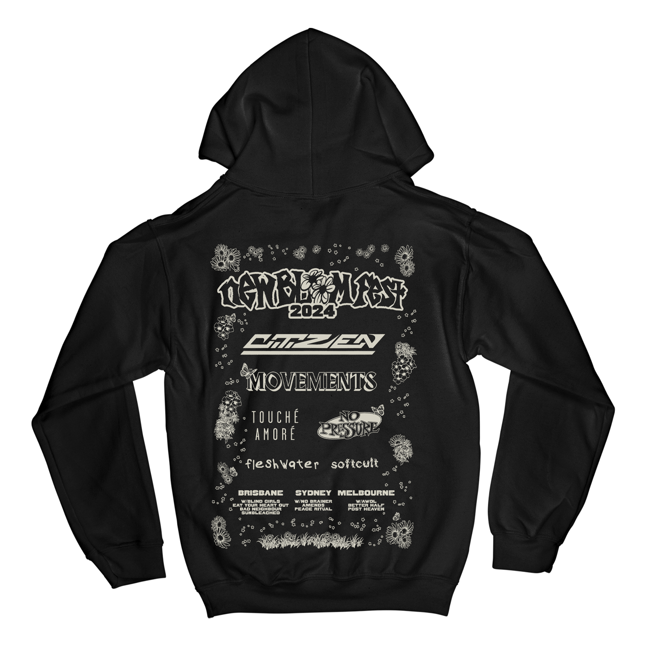 "Lineup (Black)" Hoodie