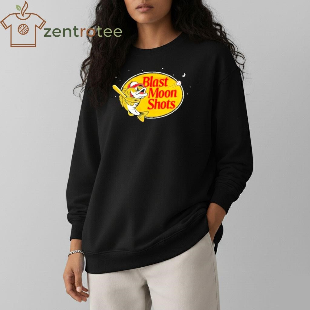Blast Moon Shots fish batting baseball tee
