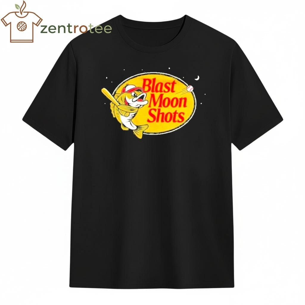 Blast Moon Shots fish batting baseball tee