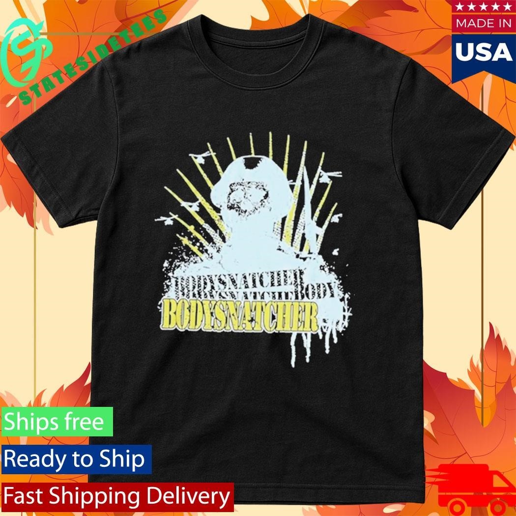 Bodysnatcher Helicopter Yellow Logo T-Shirt